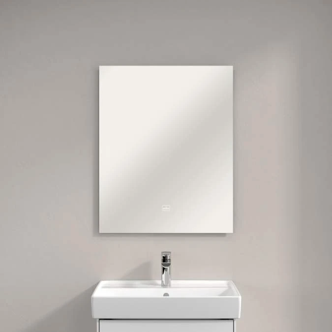 Villeroy & Boch More To See Lite Rectangle LED Bathroom Mirror 600 X 750mm 4 Villeroy & Boch More To See Lite Rectangle LED Bathroom Mirror 600 X 750mm - Image 4