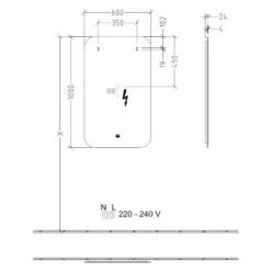 Villeroy & Boch More To See Lite Curved LED Bathroom Mirror 600 X 1000mm 9 Villeroy & Boch More To See Lite Curved LED Bathroom Mirror 600 X 1000mm -Lumibath Shop VB MORE TO SEE LITE 600x1000 CURVED TECH