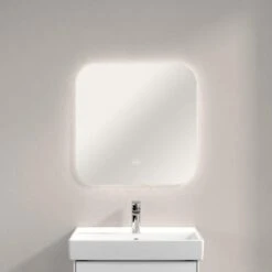 Villeroy & Boch More To See Lite Curved LED Bathroom Mirror 600 X 600mm 8 Villeroy & Boch More To See Lite Curved LED Bathroom Mirror 600 X 600mm -Lumibath Shop VB MORE TO SEE LITE 600x600 CURVED 3