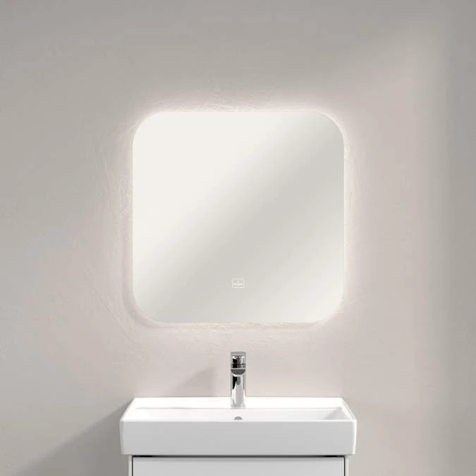 Villeroy & Boch More To See Lite Curved LED Bathroom Mirror 600 X 600mm 3 Villeroy & Boch More To See Lite Curved LED Bathroom Mirror 600 X 600mm - Image 3