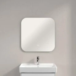 Villeroy & Boch More To See Lite Curved LED Bathroom Mirror 600 X 600mm 9 Villeroy & Boch More To See Lite Curved LED Bathroom Mirror 600 X 600mm -Lumibath Shop VB MORE TO SEE LITE 600x600 CURVED 4