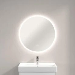 Villeroy & Boch More To See Lite Round LED Bathroom Mirror 650mm 9 Villeroy & Boch More To See Lite Round LED Bathroom Mirror 650mm -Lumibath Shop VB MORE TO SEE LITE 650 ROUND 3