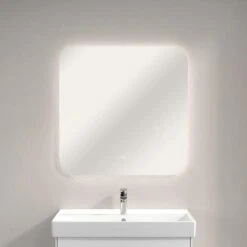 Villeroy & Boch More To See Lite Curved LED Bathroom Mirror 800 X 800mm 8 Villeroy & Boch More To See Lite Curved LED Bathroom Mirror 800 X 800mm -Lumibath Shop VB MORE TO SEE LITE 800x800 CURVED 3