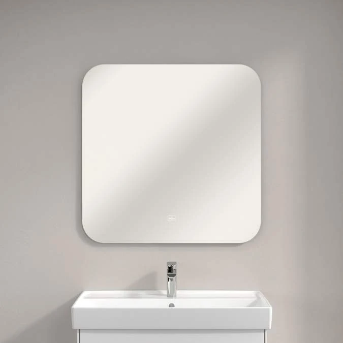 Villeroy & Boch More To See Lite Curved LED Bathroom Mirror 800 X 800mm 4 Villeroy & Boch More To See Lite Curved LED Bathroom Mirror 800 X 800mm - Image 4