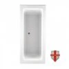 Abacus Square Armoured Plus Double Ended Bath 1800 X 800mm
