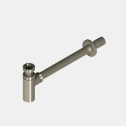 Abacus Designer Bush Nickel Basin Bottle Waste Trap - Adjustable