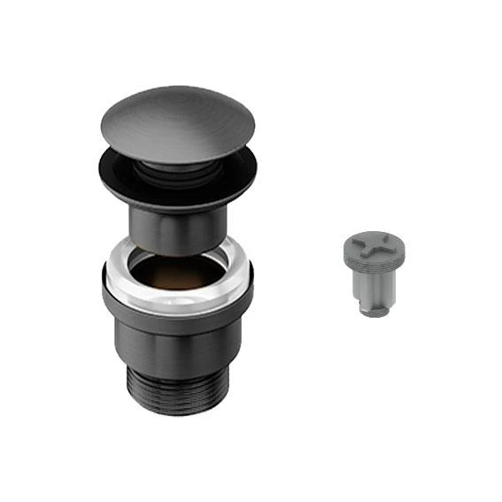 Abacus Professional Universal Click Clack Basin Waste - Matt Anthracite 1 Abacus Professional Universal Click Clack Basin Waste - Matt Anthracite