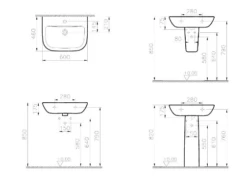 VitrA S20 4 Piece Toilet & Basin Set -Lumibath Shop Vitra S20 60cm Washbasin Specification
