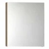 600mm - Oak - Mirrored Bathroom Cabinet - Vitra