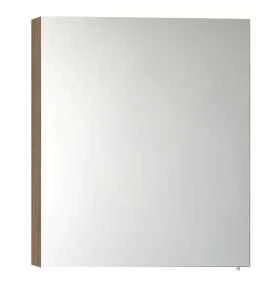 600mm - Oak - Mirrored Bathroom Cabinet - Vitra 1 600mm - Oak - Mirrored Bathroom Cabinet - Vitra