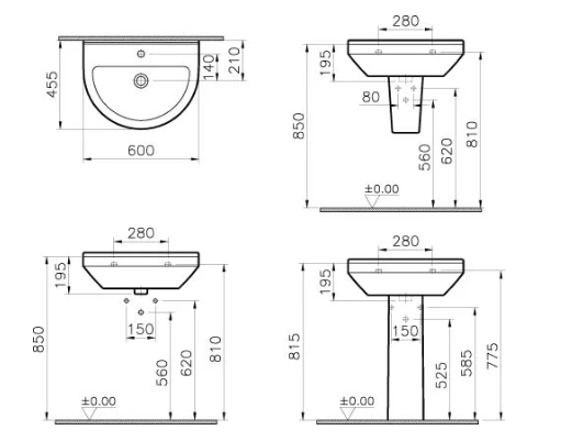 VitrA S50 Round 4 Piece Toilet & Basin Set 6 VitrA S50 Round 4 Piece Toilet & Basin Set - Image 6