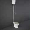 Washington High Level Cistern And WC With Soft Close Seat Cappuccino - RAK Ceramics
