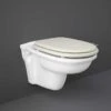 Washington Wall Hung WC With Soft Close Seat Greige - RAK Ceramics