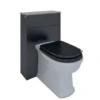 Washington Black Toilet Unit With Porcelain Top - RAK Ceramics