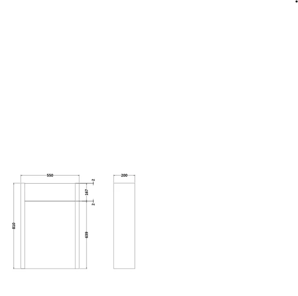 Washington Black Toilet Unit With Porcelain Top - RAK Ceramics 2 Washington Black Toilet Unit With Porcelain Top - RAK Ceramics - Image 2