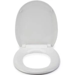 Croydex Anti-Bacterial Polypropylene Toilet Seat Slow Closing 12 Croydex Anti-Bacterial Polypropylene Toilet Seat Slow Closing -Lumibath Shop WL400022H 3