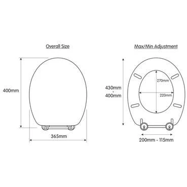 Croydex Anti-Bacterial Polypropylene Toilet Seat Slow Closing 9 Croydex Anti-Bacterial Polypropylene Toilet Seat Slow Closing - Image 9