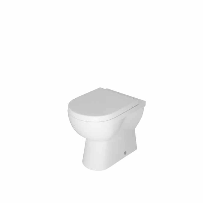 The White Space L Shaped Basin & Toilet Combination Unit - White 3 The White Space L Shaped Basin & Toilet Combination Unit - White - Image 3