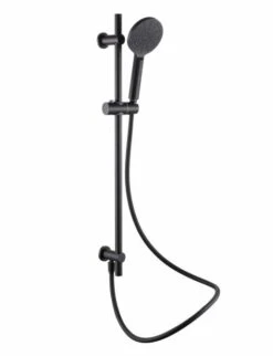 Black Dual Concealed Shower Kit Including Valves, Hand Set, Fixed Head & Arm - The White Space 8 Black Dual Concealed Shower Kit Including Valves, Hand Set, Fixed Head & Arm - The White Space -Lumibath Shop WSV003B