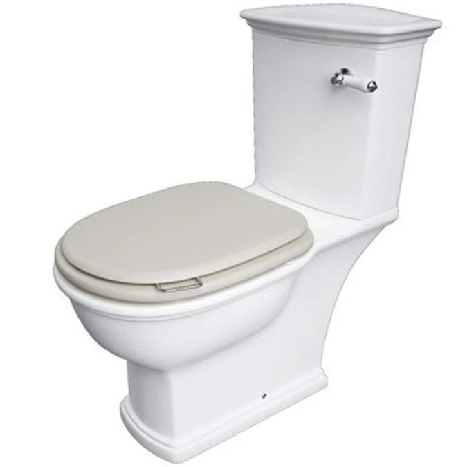 Washington Close Coupled Open Back Lever Flush WC With Soft Close Seat Greige - RAK Ceramics 1 Washington Close Coupled Open Back Lever Flush WC With Soft Close Seat Greige - RAK Ceramics