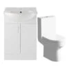 Watervale 650mm Vanity Unit & Close Coupled Toilet