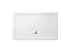 Zamori Rectangle Shower Tray 1200 X 760mm - Corner Waste - Z1174