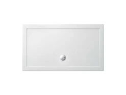 Zamori Rectangle Shower Tray 1400 X 800mm - Centre Waste - Z1177