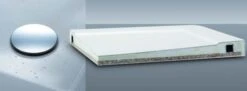 Zamori Offset Quadrant - 1000 X 800 - Left Hand Shower Tray - Z1199 -Lumibath Shop Zamori offset quadrant left 04 1