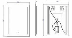 Highlife Appin LED Bathroom Mirror 600 X 800mm -Lumibath Shop appin 47660 mirror tech