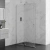 1200mm Sliding Wetroom Screen - Rolla 8 By Aquadart