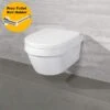 Villeroy & Boch Architectura Compact Round Wall Mounted Toilet Bundle
