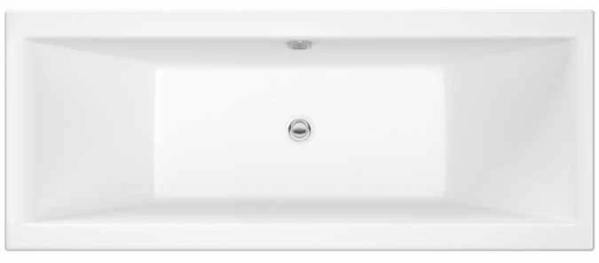 Asselby Square Double Ended Bath - 1800 X 800mm - NBA214 - Nuie 3 Asselby Square Double Ended Bath - 1800 X 800mm - NBA214 - Nuie - Image 3