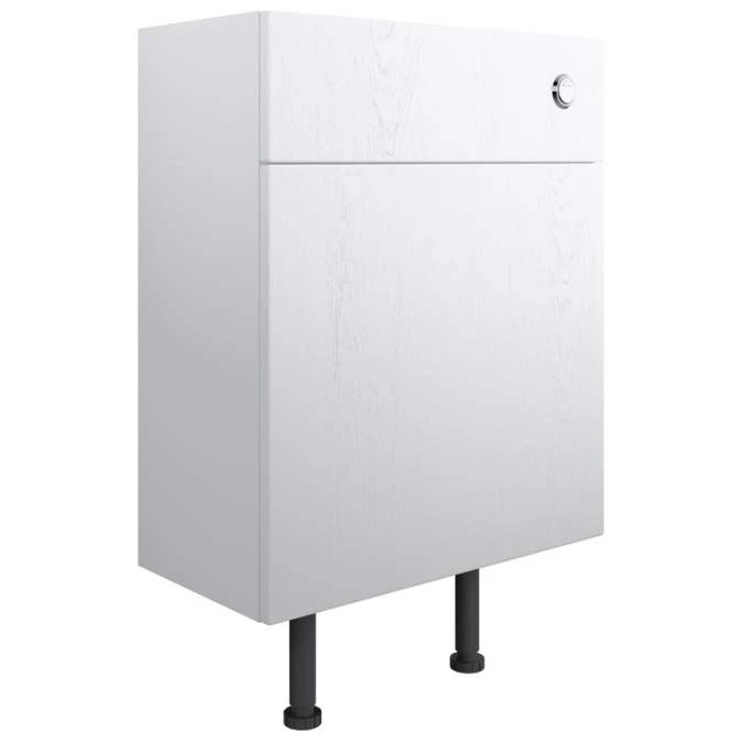 Bali 600mm WC Unit - Satin White Ash 1 Bali 600mm WC Unit - Satin White Ash