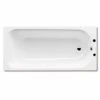 Eurowa 1700 X 700mm Single Ended Steel Bath Inc Legs (2 Tap Holes)