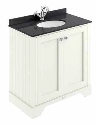 Bayswater 800mm 2-Door Traditional Basin Cabinet - Pointing White 1 Bayswater 800mm 2-Door Traditional Basin Cabinet - Pointing White