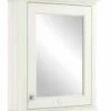 Bayswater 600mm Mirror Wall Cabinet - Pointing White