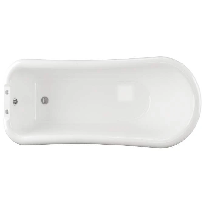 Bourbourg Traditional 1530mm Freestanding Bath Chrome Feet 3 Bourbourg Traditional 1530mm Freestanding Bath Chrome Feet - Image 3