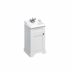 Burlington Matt White Cloakroom Basin Unit 50cm