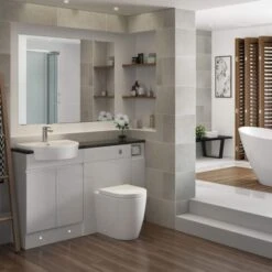 Campbell Rimless Back To Wall Toilet & Soft Closed Seat 7 Campbell Rimless Back To Wall Toilet & Soft Closed Seat -Lumibath Shop campbell btw lifestyle 1