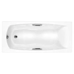 Carron Imperial 1700 X 700 Single Ended Bath With Twin Grips - Carronite