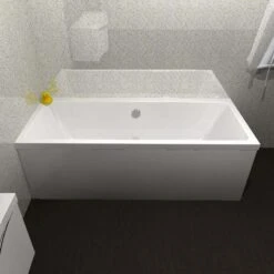 Carron Quantum Duo 1700 X 800 Double Ended Bath - 5mm -Lumibath Shop carron quantum de1 3