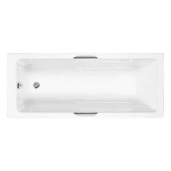 Carron Quantum Integra 1650 X 700 Single Ended Bath With Grips - 5mm