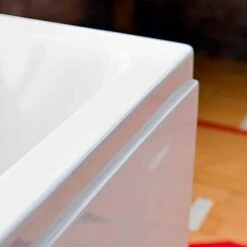 Carron Quantum 1600 X 700/850 Square Shower Bath - 5mm -Lumibath Shop carron quantum shower bath bath 2