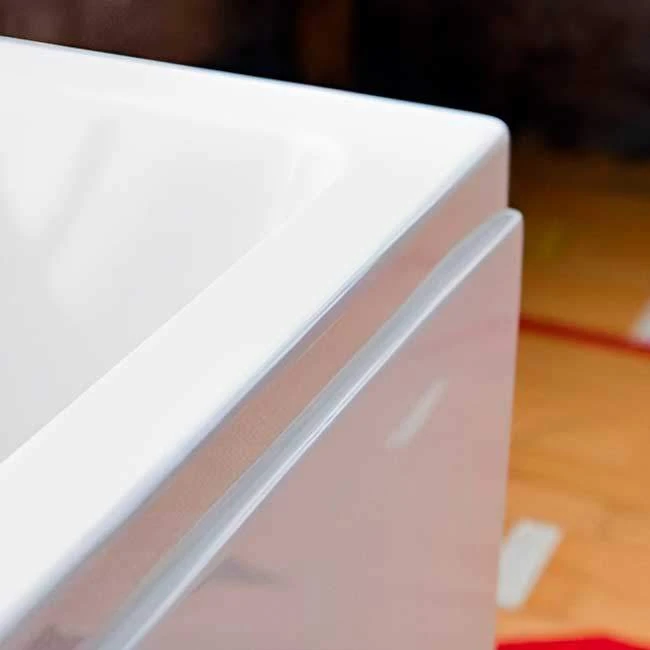 Carron Quantum 1500 X 700/850 Square Shower Bath - Carronite 4 Carron Quantum 1500 X 700/850 Square Shower Bath - Carronite - Image 4