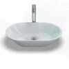 Clearwater Sontuoso Clear Stone Countertop Basin - 550 X 350 - B5ECS
