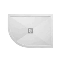 Ultra-Slim 1200 X 800mm Offset Quadrant Shower Tray - Left Hand