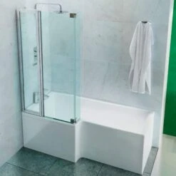 ClearGreen Ecosquare 1700 X 700/850mm Shower Reinforced Bath -Lumibath Shop ecosquare 5