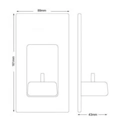 Proofvision In-Wall Electric Toothbrush Charger - Oral B/Braun -Lumibath Shop electric toothbrush charger dimensions 1 1 1 1 1 1