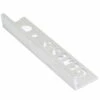Genesis 12mm Bright Silver Aluminium Straight Edge Tile Trim 2.5m