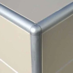 Genesis 8mm Bright Silver Aluminium Pro Quadrant Edge Tile Trim 2.5m 7 Genesis 8mm Bright Silver Aluminium Pro Quadrant Edge Tile Trim 2.5m -Lumibath Shop eta corner 500x500 2